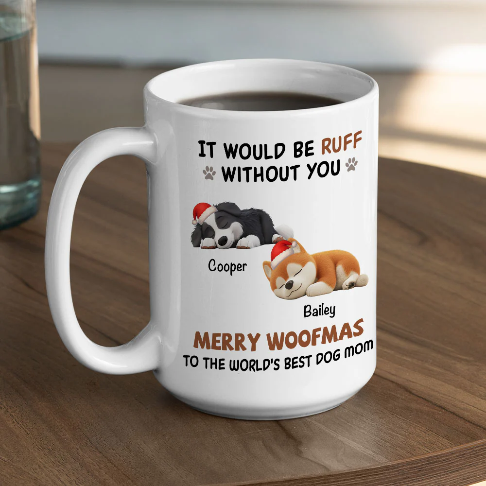 Rough Time Without You - Personalized Custom Coffee Mug - Image 6