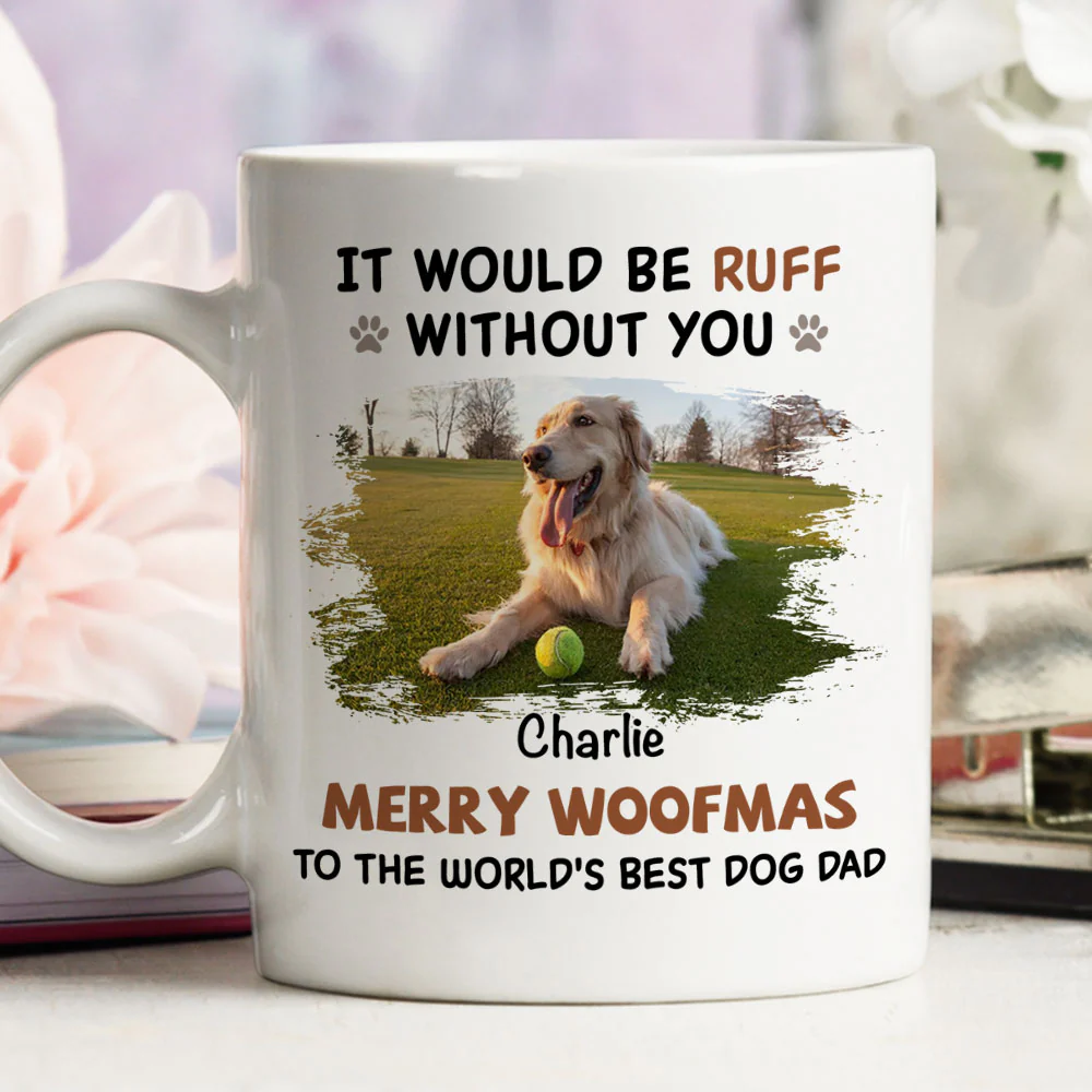 Rough Time Without You Photo - Personalized Custom Coffee Mug - Image 2