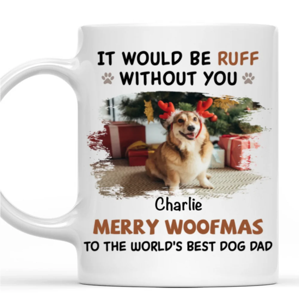 Rough Time Without You Photo - Personalized Custom Coffee Mug - Image 6