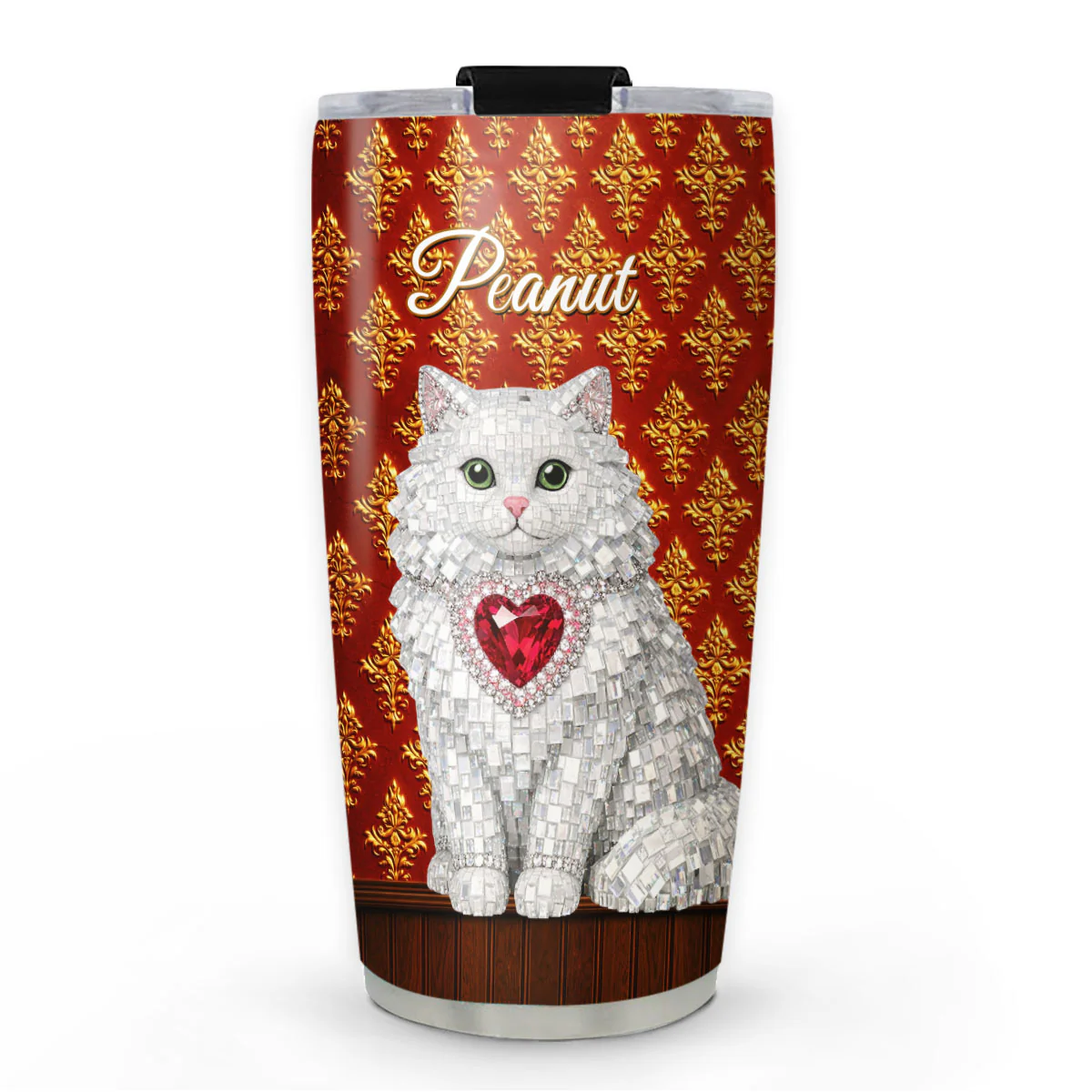 Royal Cats - Personalized Custom 3D Effect Tumbler