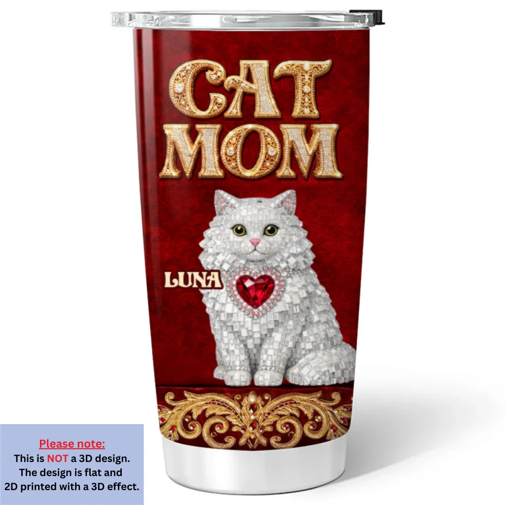 Royal Elegance - Personalized Custom 3D Effect Tumbler - Image 6