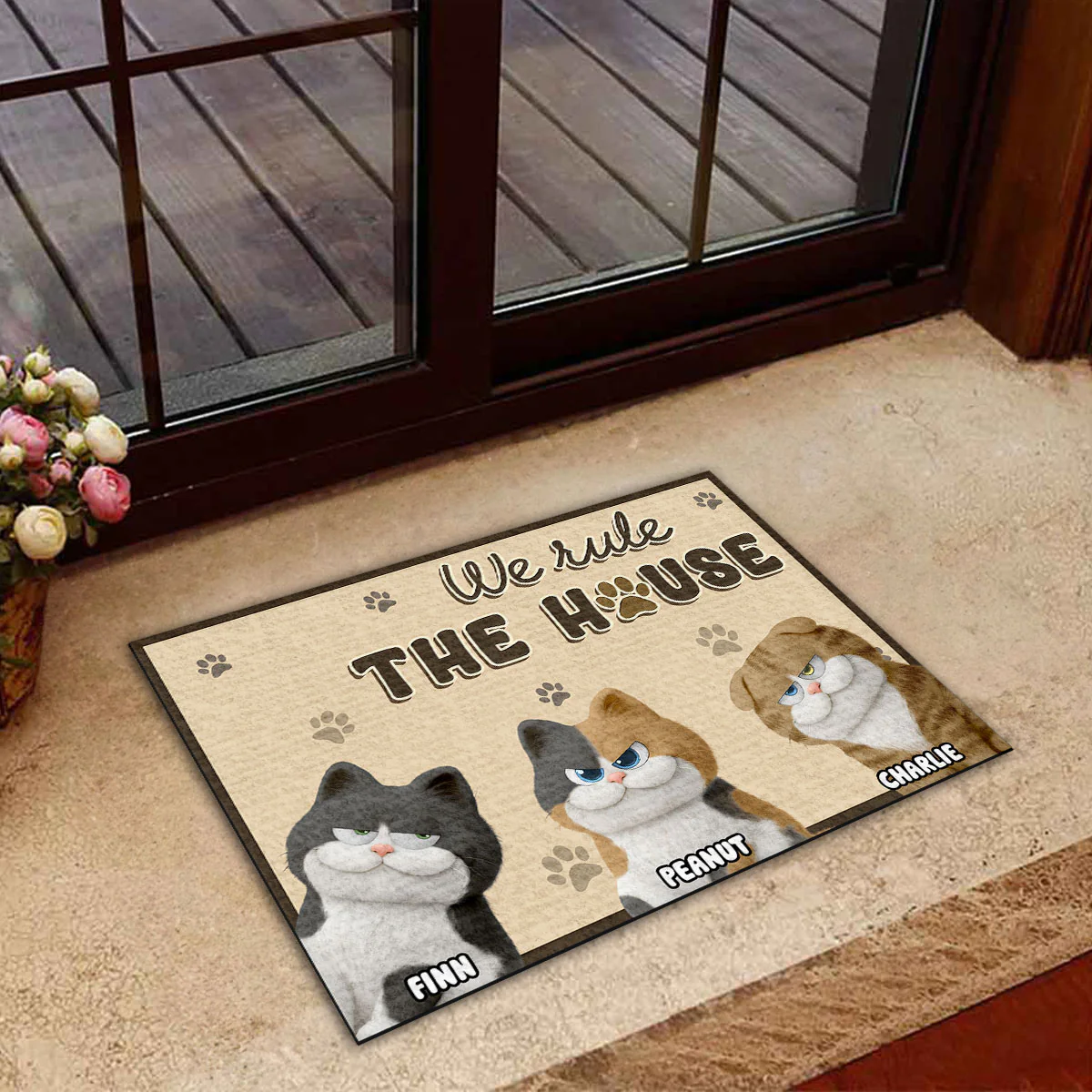 Rule The House - Personalized Custom Doormat - Image 4