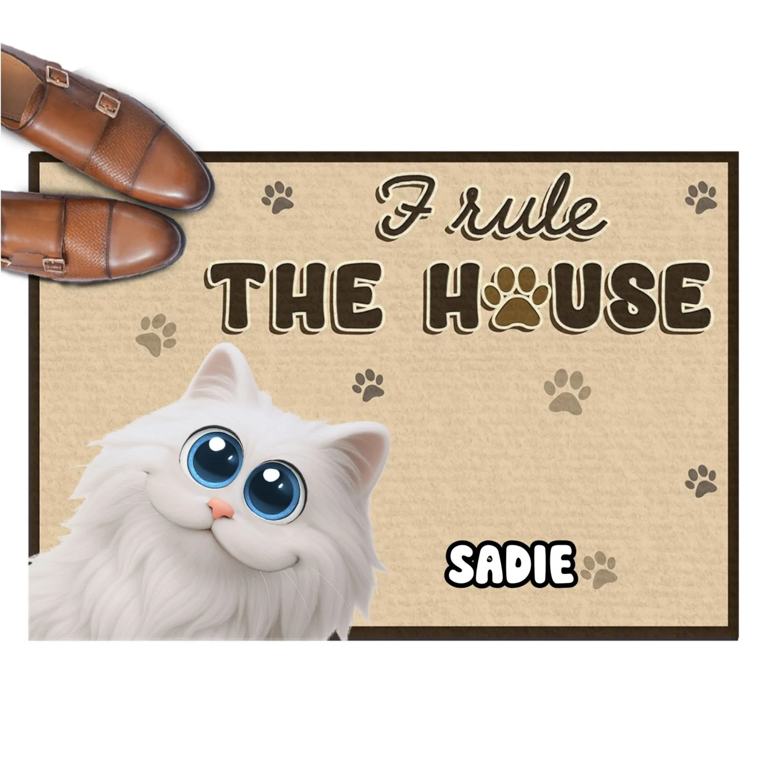 Rule The House - Personalized Custom Doormat - Image 6