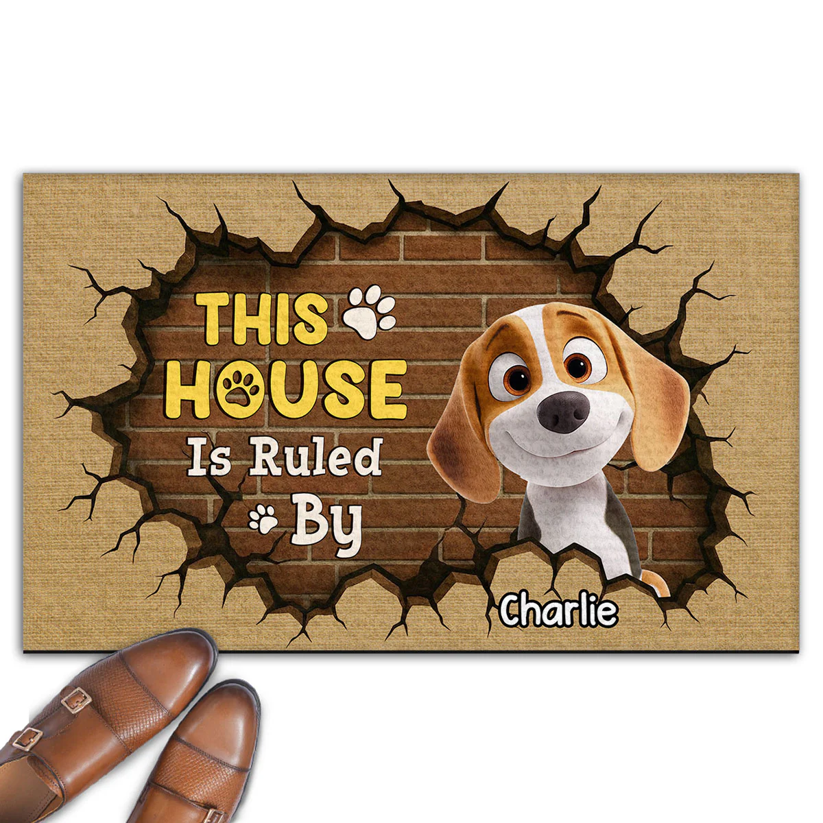 Ruled By - Personalized Custom Doormat