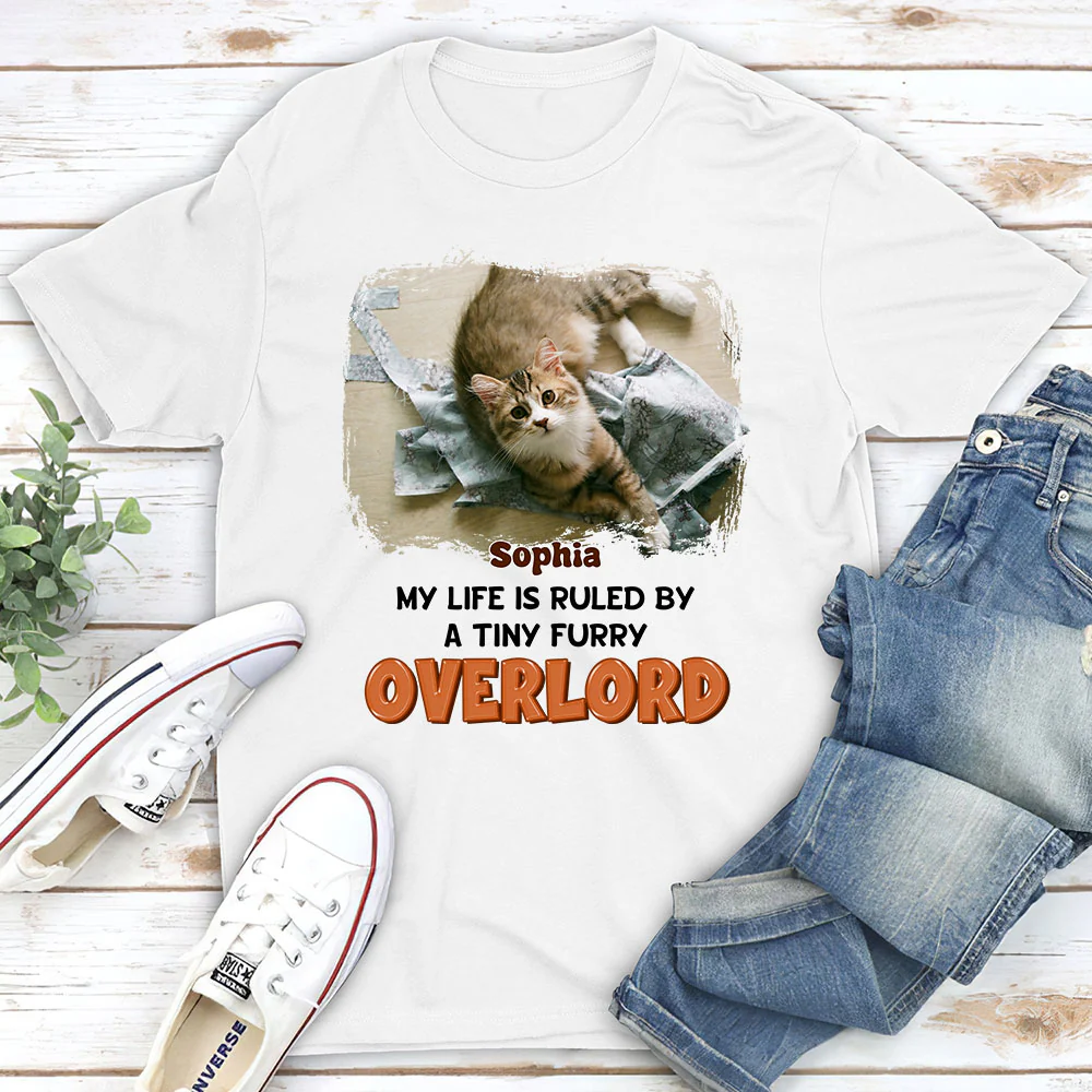 Ruled By Storybook Funny Cats Photo - Personalized Custom Unisex T-Shirt