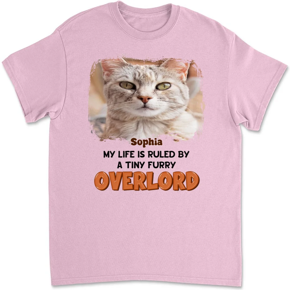Ruled By Storybook Funny Cats Photo - Personalized Custom Unisex T-Shirt - Image 6
