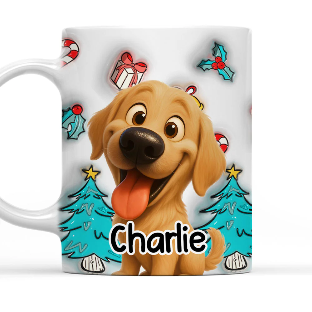 Santa Is Coming - Personalized Custom 3D Inflated Effect Mug