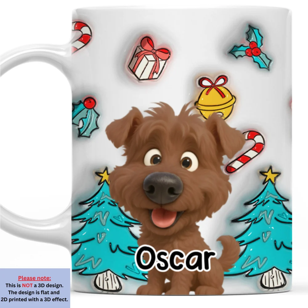 Santa Is Coming - Personalized Custom 3D Inflated Effect Mug - Image 7
