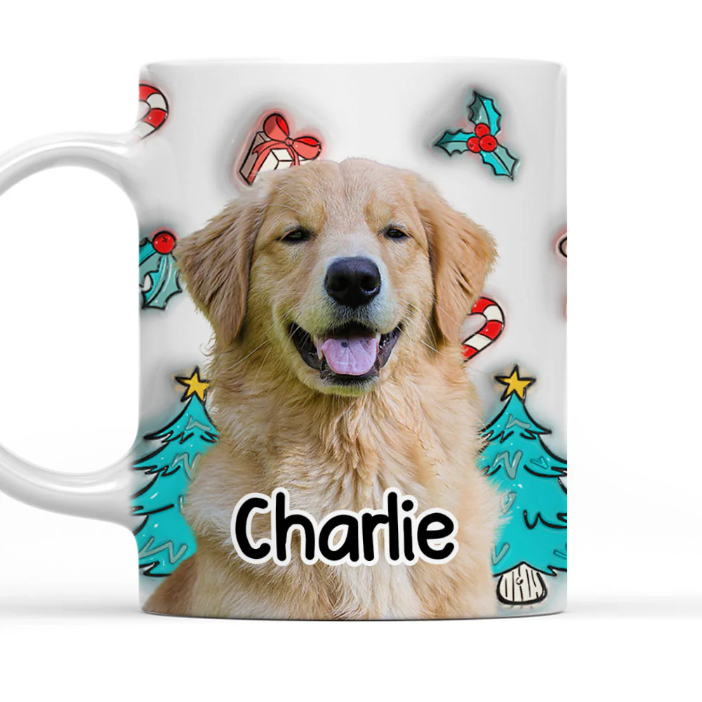 Santa Is Coming Photo - Personalized Custom 3D Inflated Effect Mug