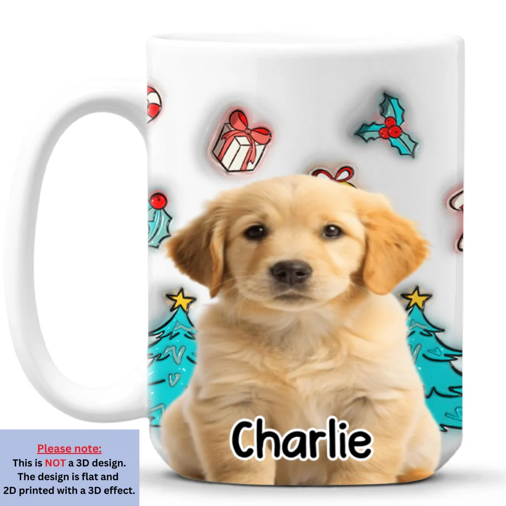 Santa Is Coming Photo - Personalized Custom 3D Inflated Effect Mug - Image 10
