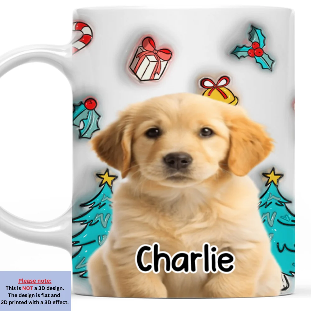 Santa Is Coming Photo - Personalized Custom 3D Inflated Effect Mug - Image 9