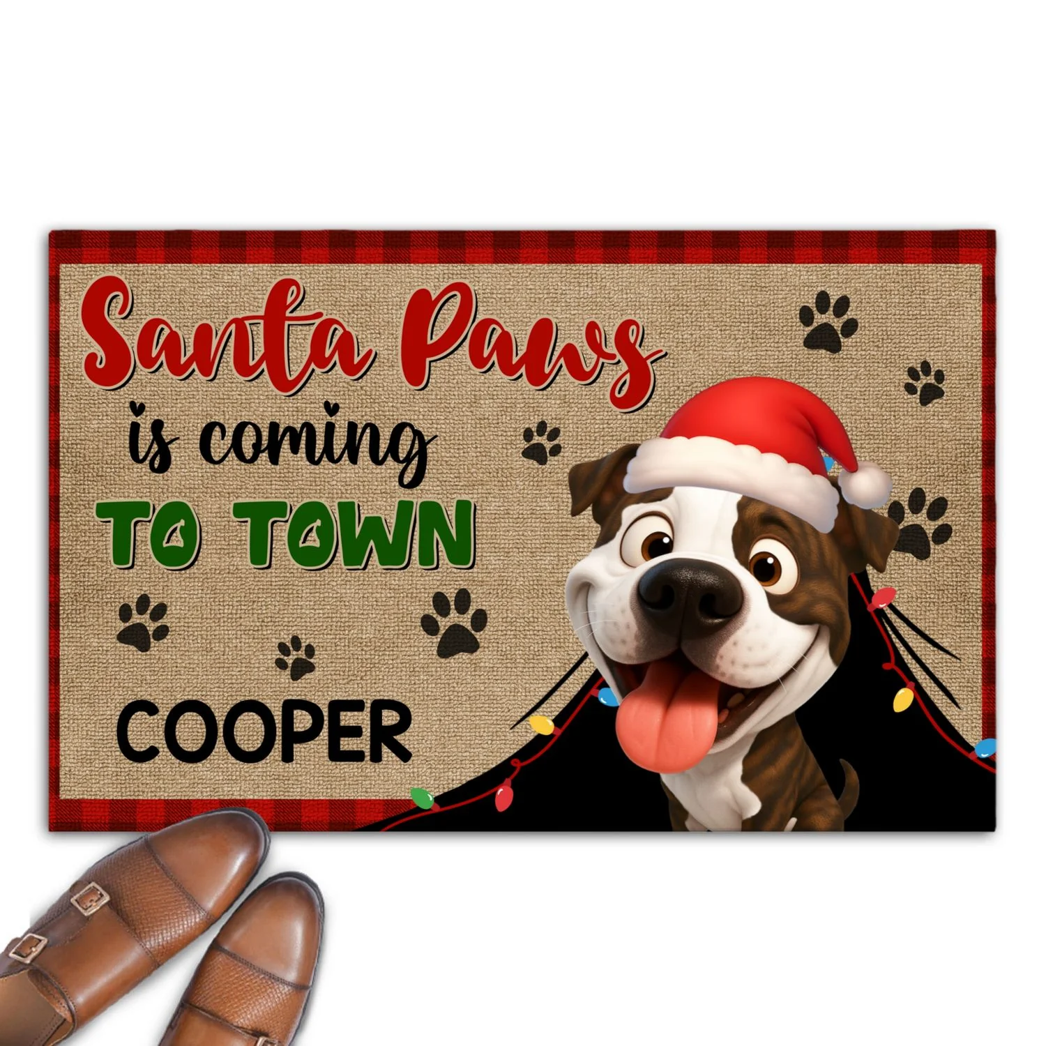 Santa Paw - Personalized Custom Doormat - Image 8