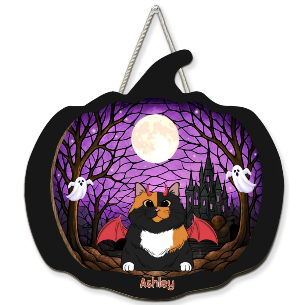 Scare You Away - Personalized Custom Wood Sign - Image 6
