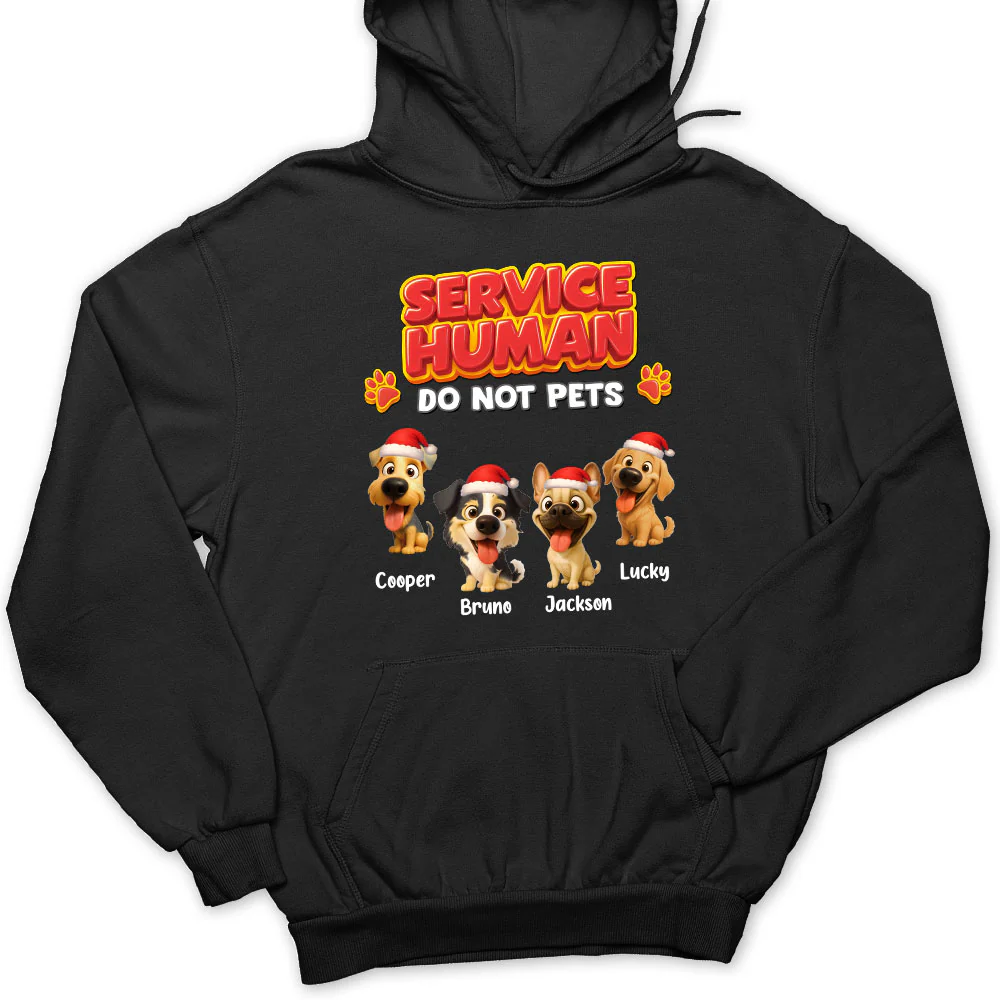 Service Human Christmas - Personalized Custom Hoodie