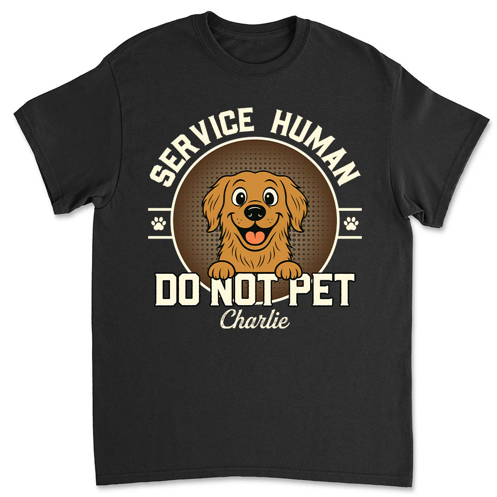 Service Human Logo - Personalized Custom Unisex T-Shirt