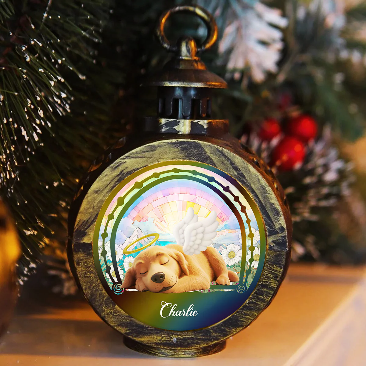 Seven Shades Of You - Personalized Custom Christmas Lantern - Image 6