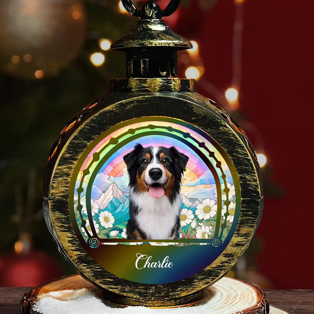 Seven Shades Of You Photo - Personalized Custom Christmas Lantern