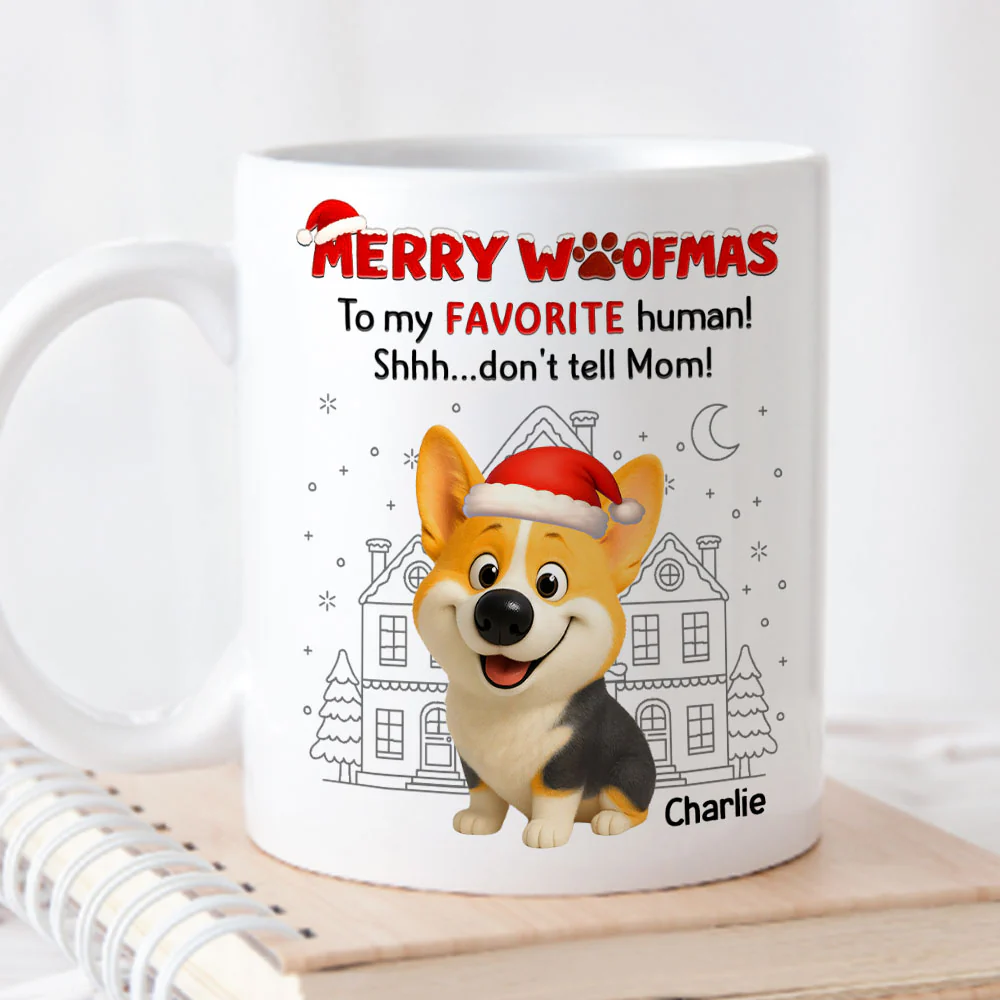 Shhh Dont Tell Mom Dad - Personalized Custom Coffee Mug - Image 2