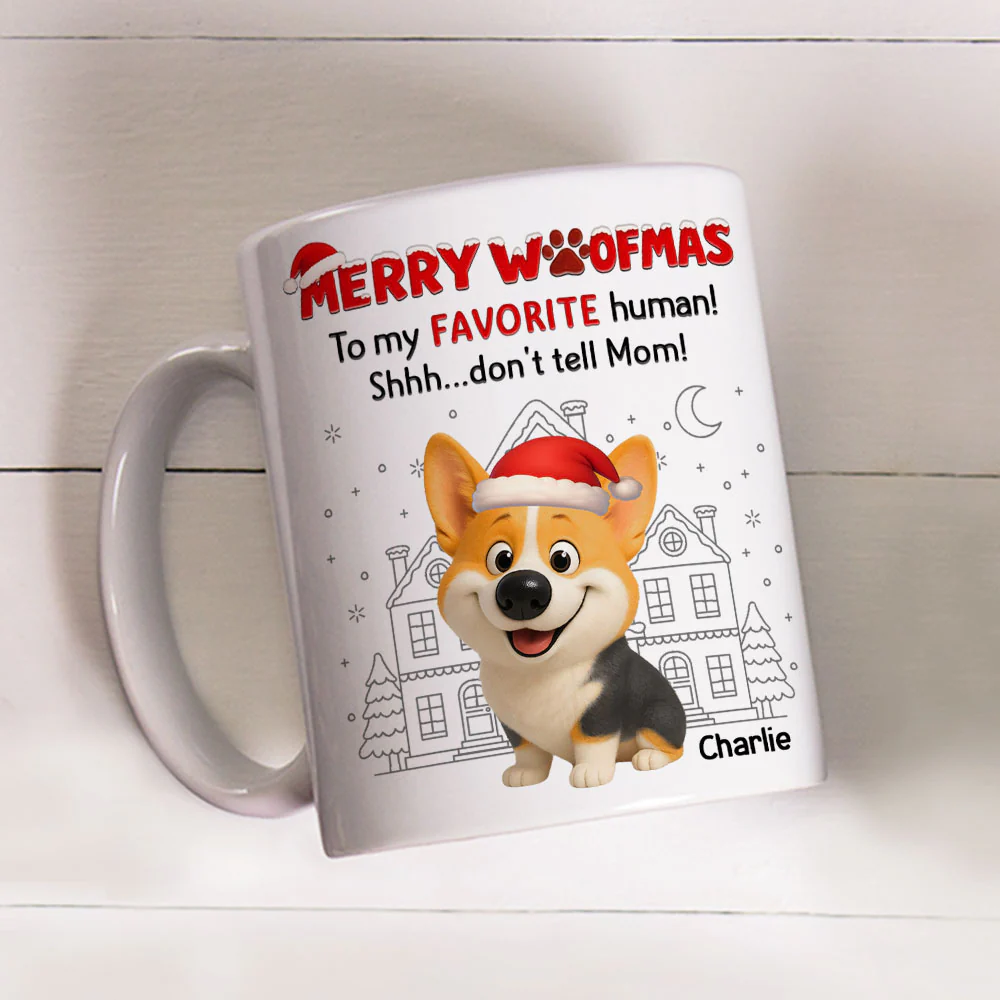 Shhh Dont Tell Mom Dad - Personalized Custom Coffee Mug - Image 3