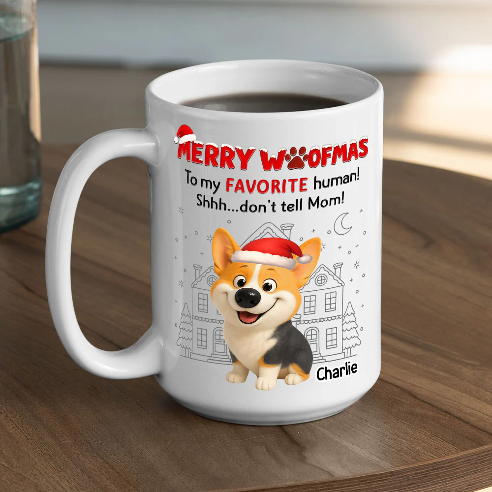Shhh Dont Tell Mom Dad - Personalized Custom Coffee Mug - Image 5