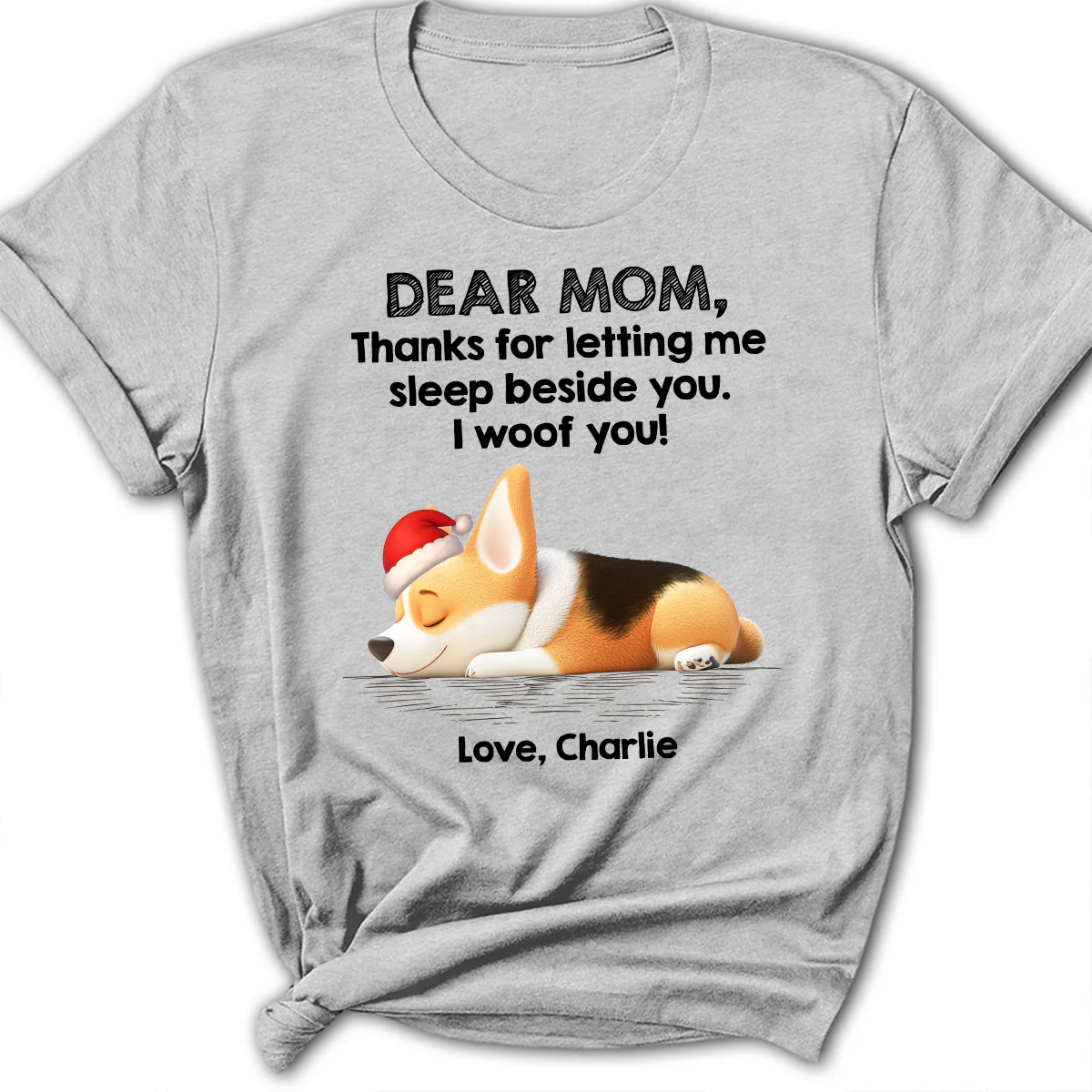 Sleep Beside Mom And Dad - Personalized Custom Women's T-Shirt