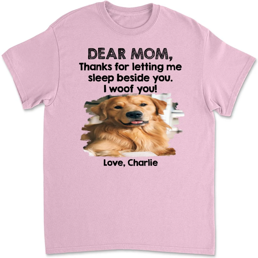 Sleep Beside Mom And Dad Photo - Personalized Custom Unisex T-Shirt - Image 9