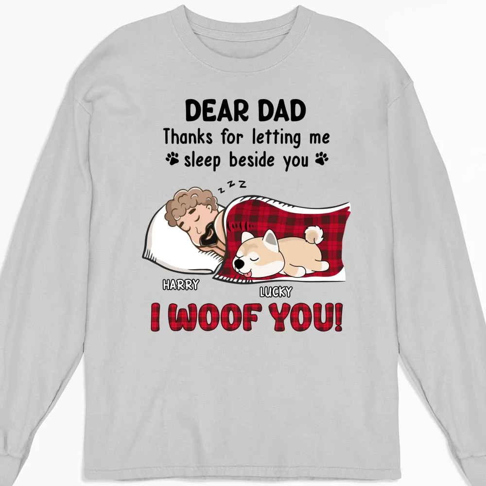 Sleep With You - Personalized Custom Long Sleeve T-Shirt - Image 4