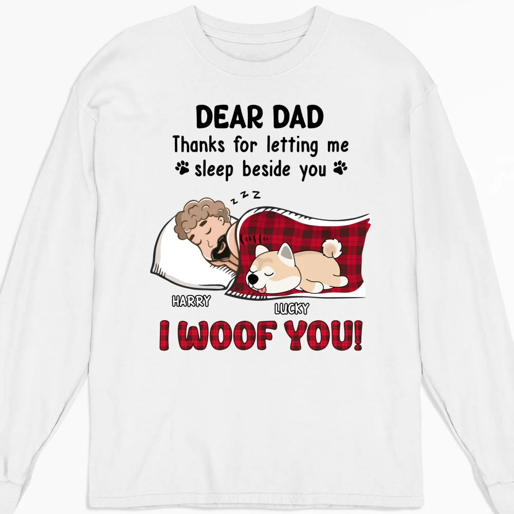 Sleep With You - Personalized Custom Long Sleeve T-Shirt - Image 5