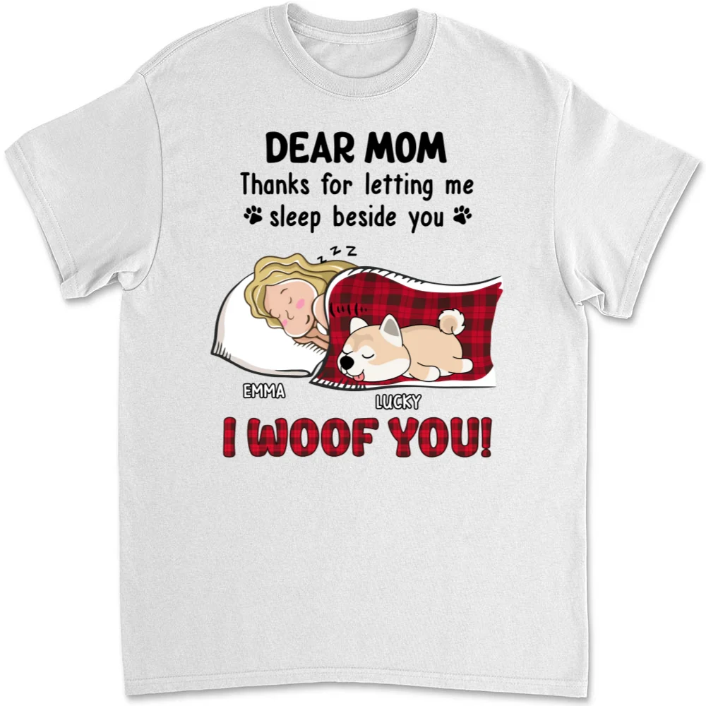 Sleep With You - Personalized Custom Unisex T-Shirt - Image 5