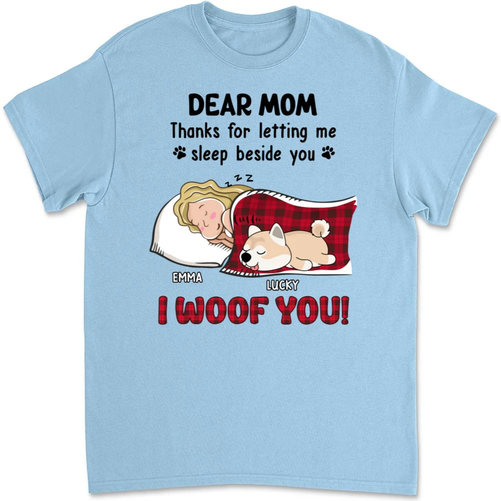 Sleep With You - Personalized Custom Unisex T-Shirt - Image 7