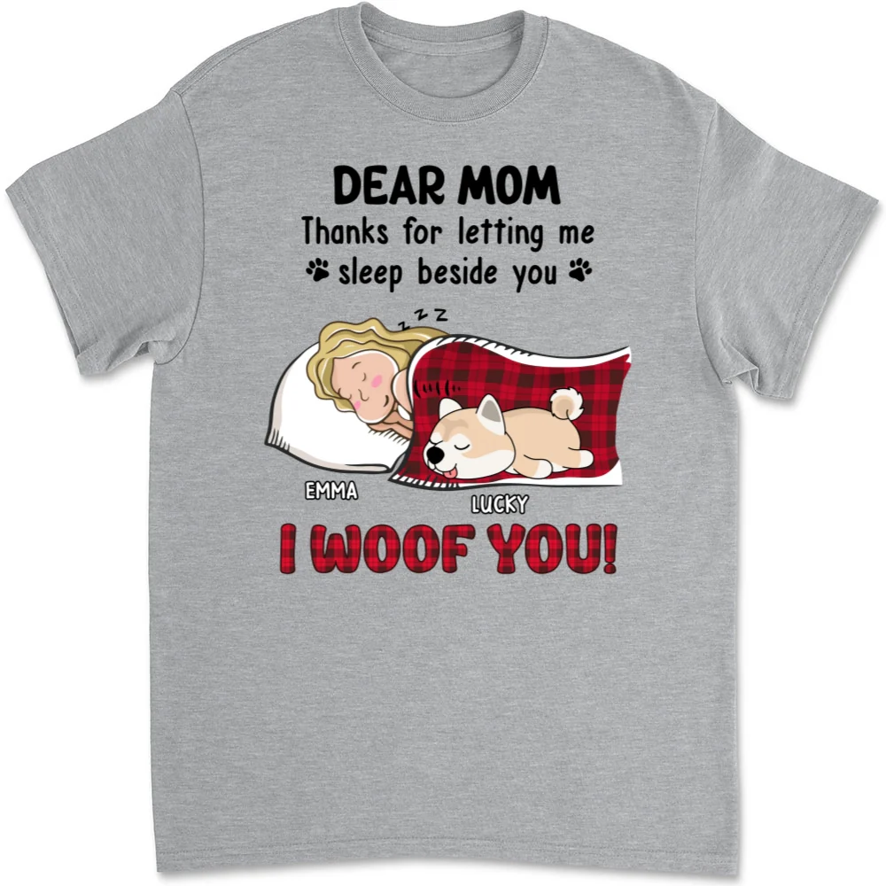 Sleep With You - Personalized Custom Unisex T-Shirt - Image 8