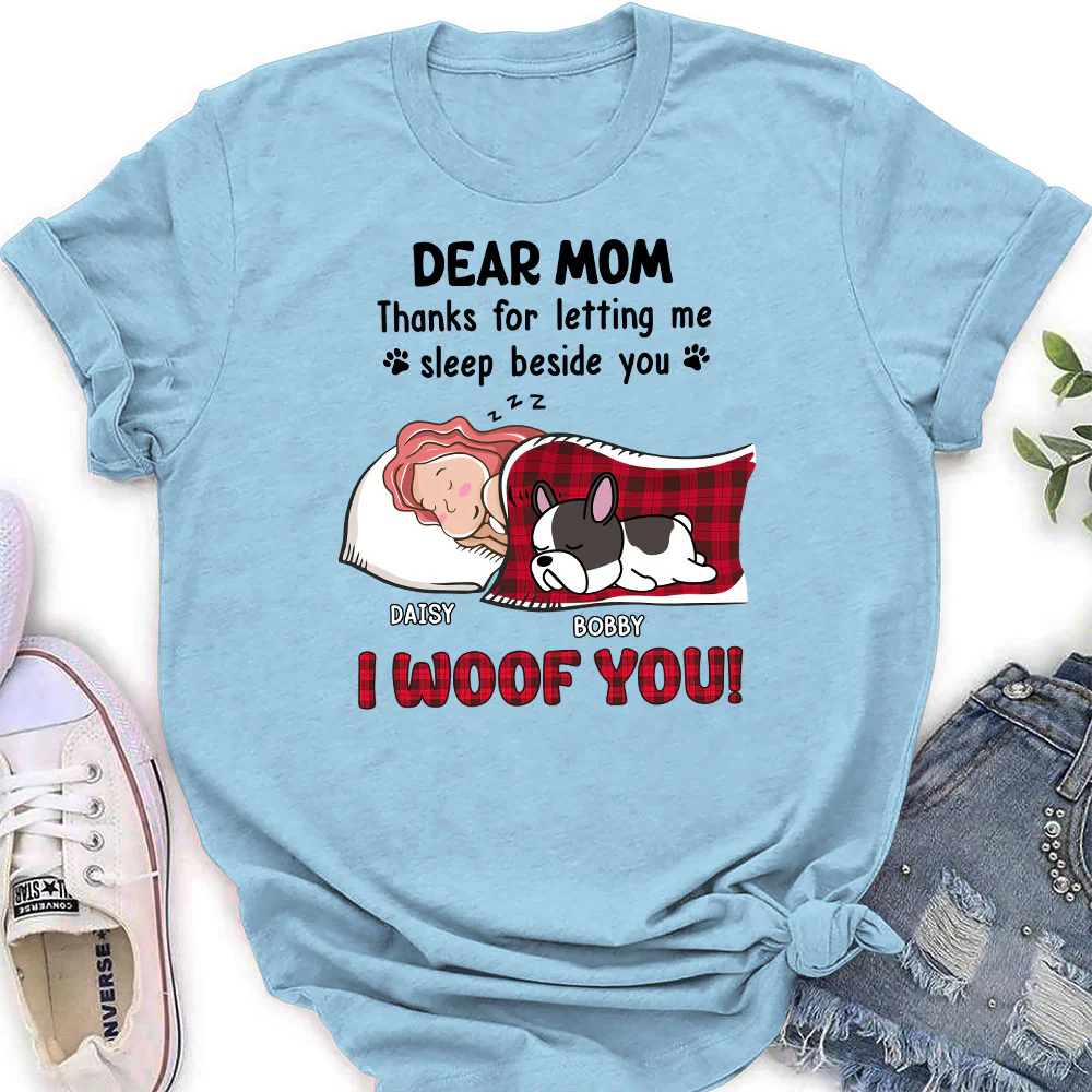 Sleep With You - Personalized Custom Women's T-Shirt - Image 3