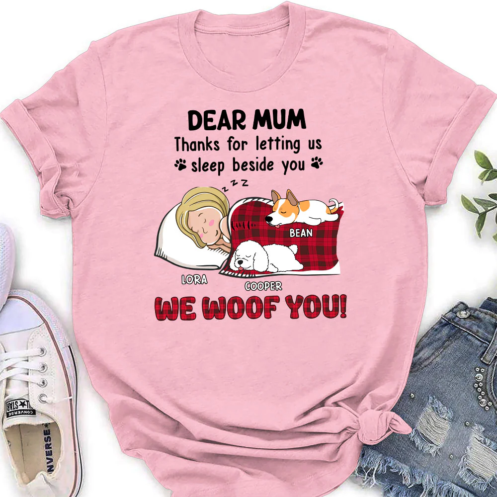 Sleep With You - Personalized Custom Women's T-Shirt - Image 4