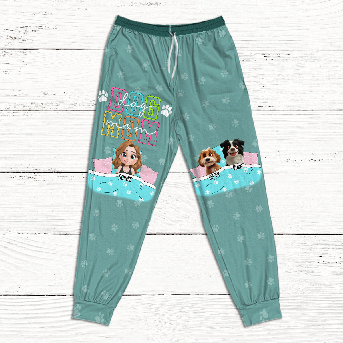 Sleeping Buddy - Personalized Custom Pajama Pants - Image 2
