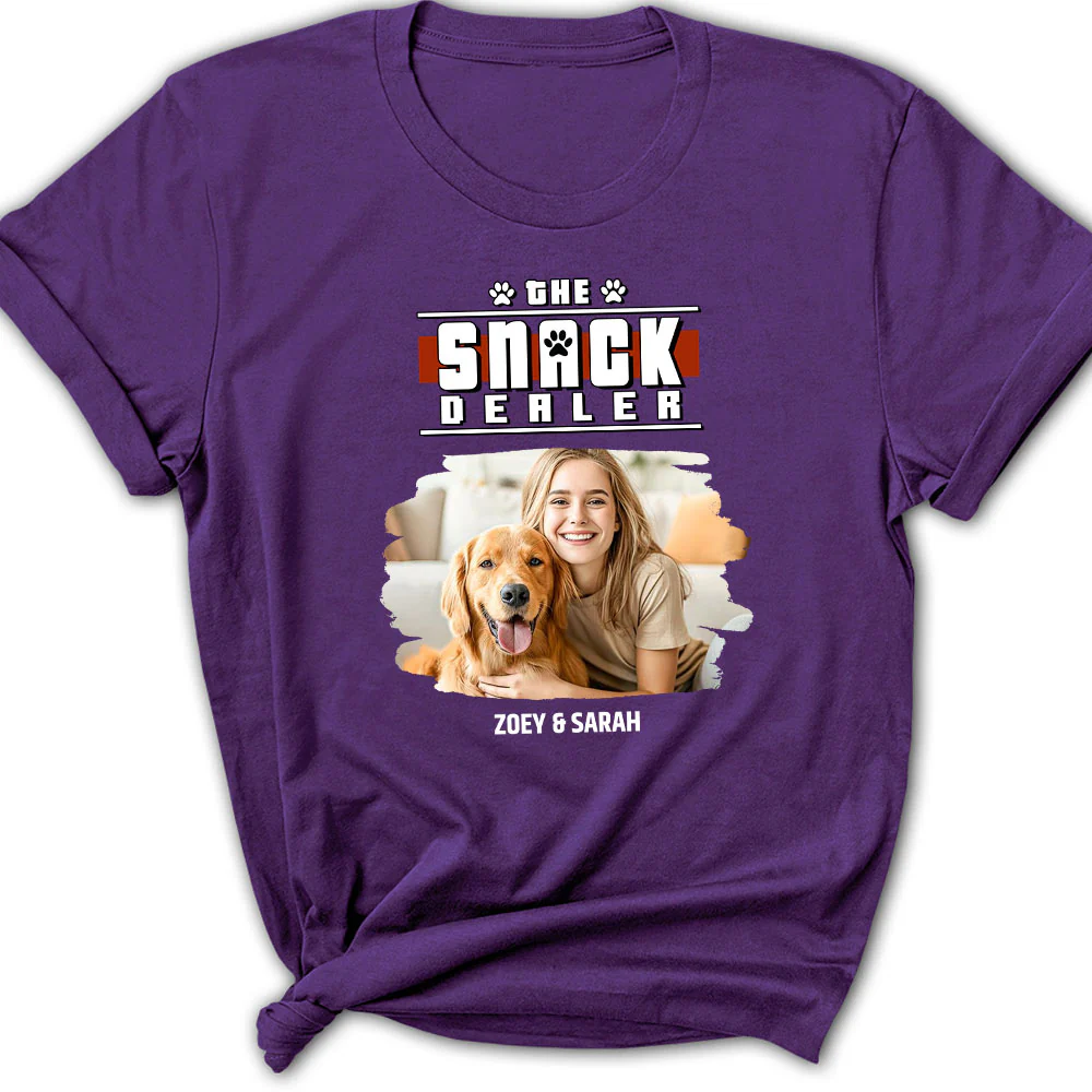 Snack Dealer Cartoon Photo - Personalized Custom Women's T-Shirt