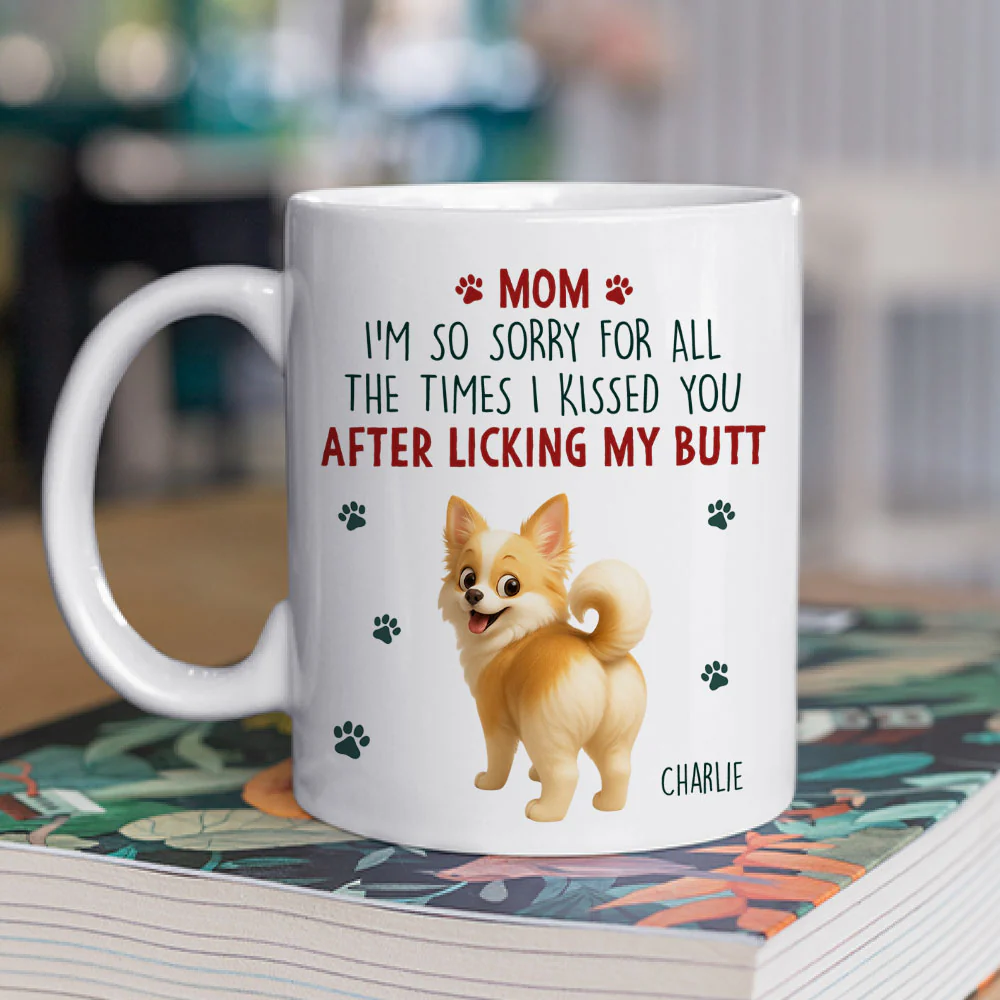 Sorry Mom Dad - Personalized Custom Coffee Mug - Image 2