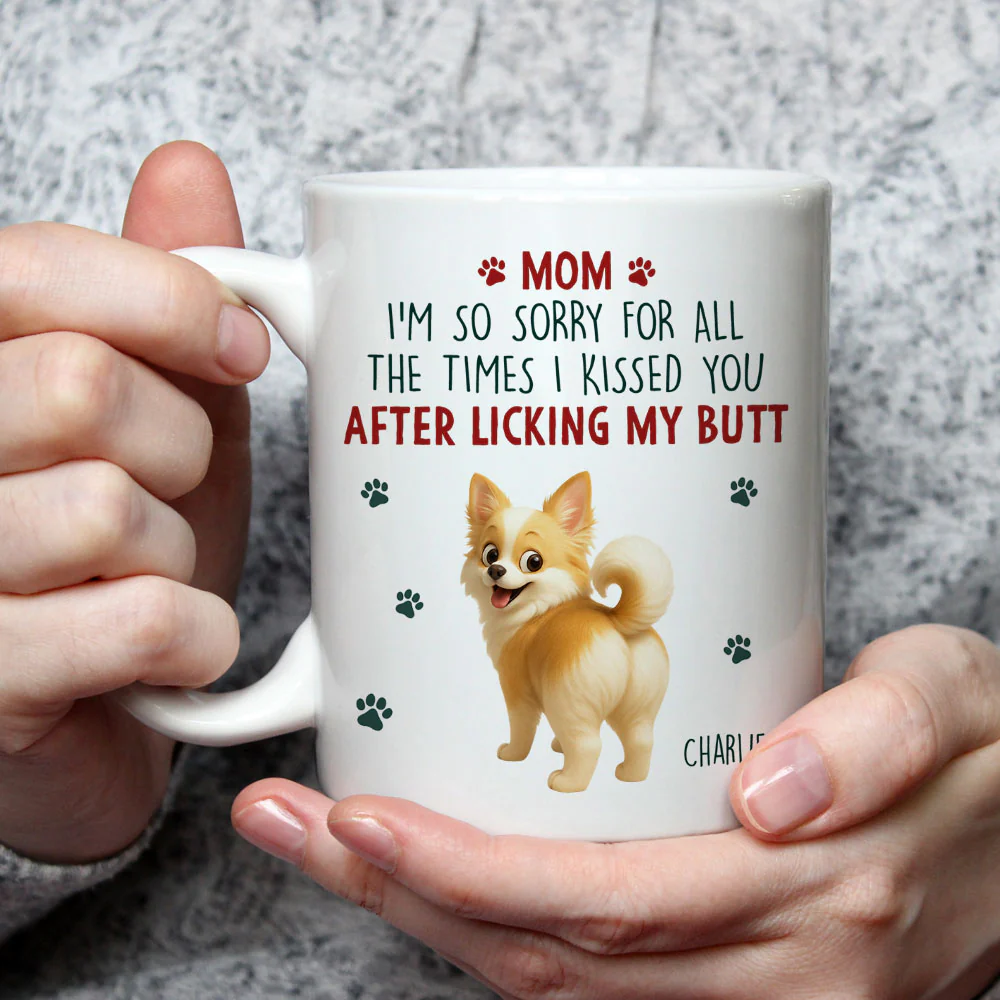 Sorry Mom Dad - Personalized Custom Coffee Mug - Image 3