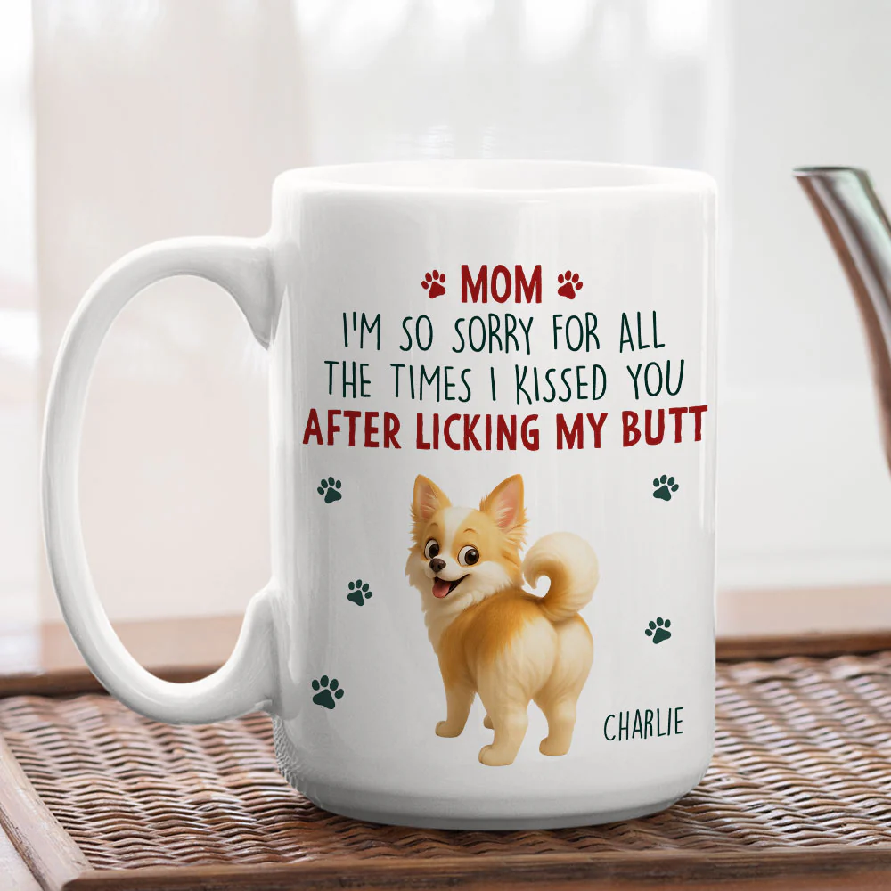 Sorry Mom Dad - Personalized Custom Coffee Mug - Image 5