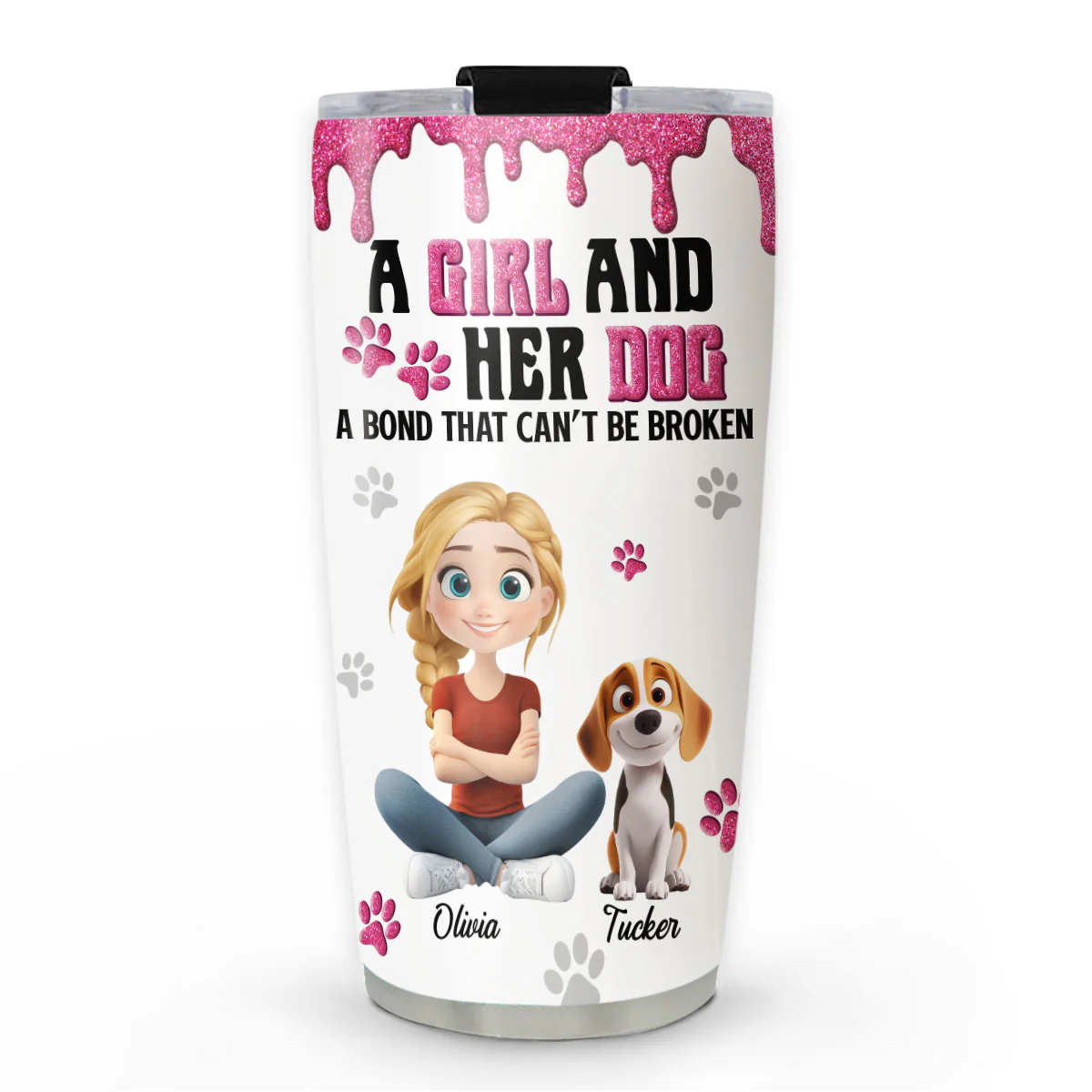 Sparkle And Cheer - Personalized Custom 3D Effect Tumbler