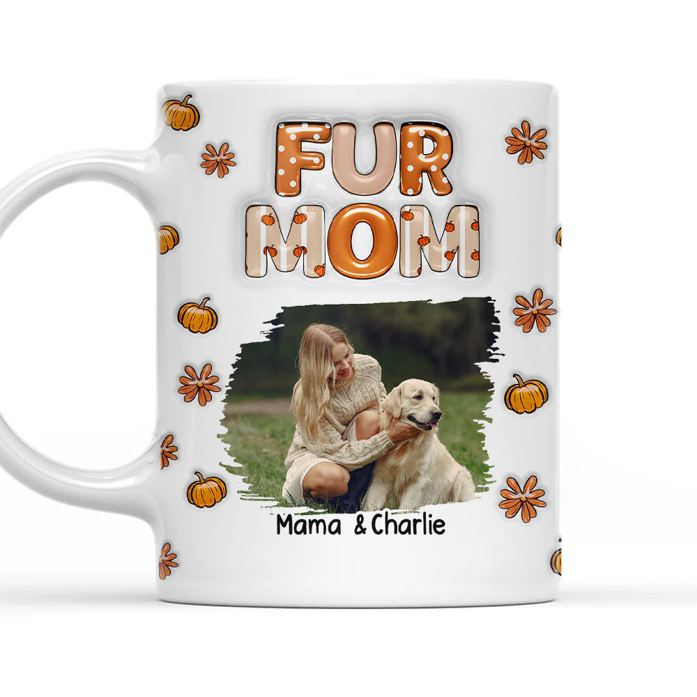 Spicy Cinnamon Fur Photo Ver - Personalized Custom 3D Inflated Effect Mug