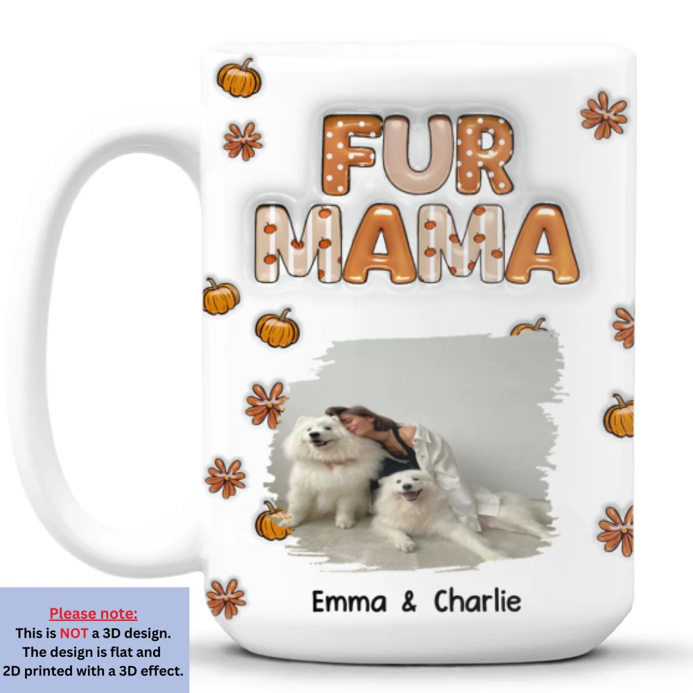 Spicy Cinnamon Fur Photo Ver - Personalized Custom 3D Inflated Effect Mug - Image 9