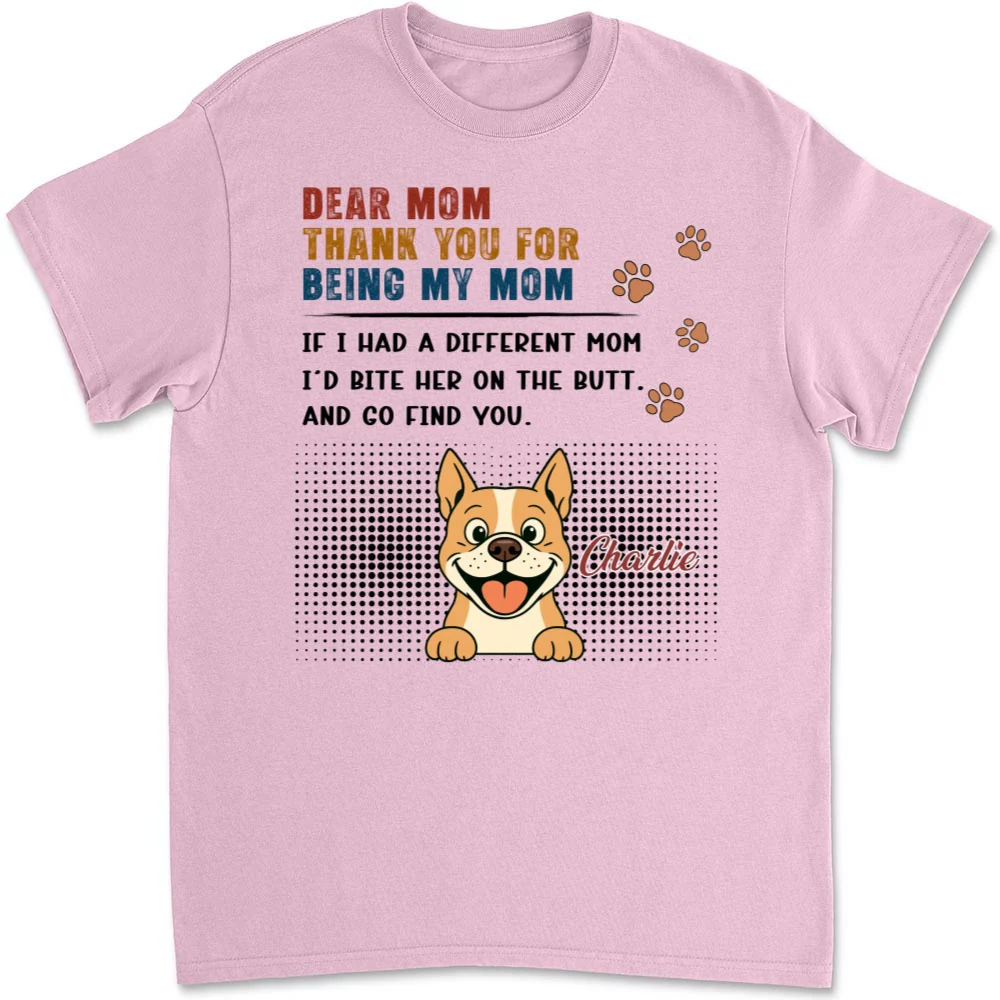 Spoiled Dog Mom Life - Personalized Custom Unisex T-Shirt - Image 7