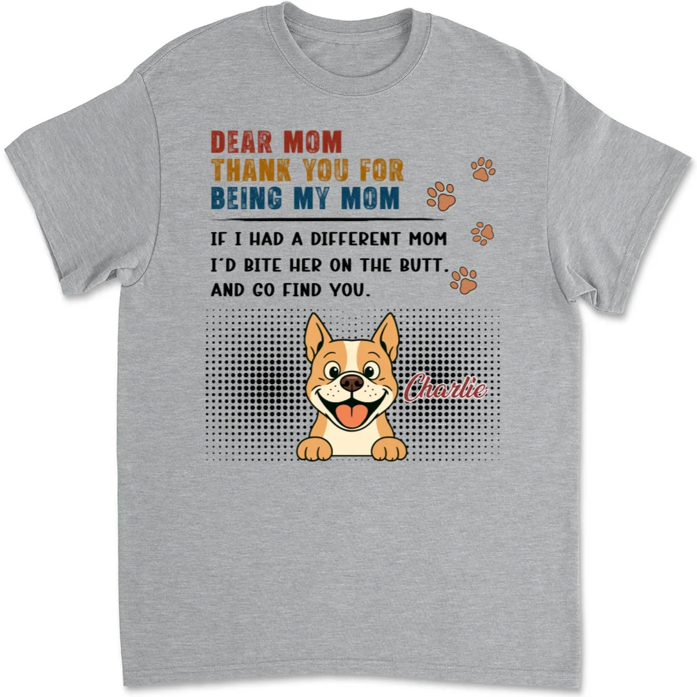 Spoiled Dog Mom Life - Personalized Custom Unisex T-Shirt - Image 8