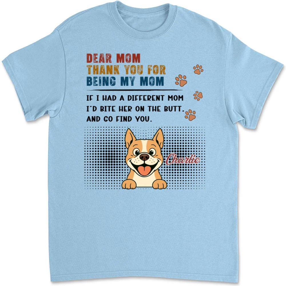 Spoiled Dog Mom Life - Personalized Custom Unisex T-Shirt - Image 9