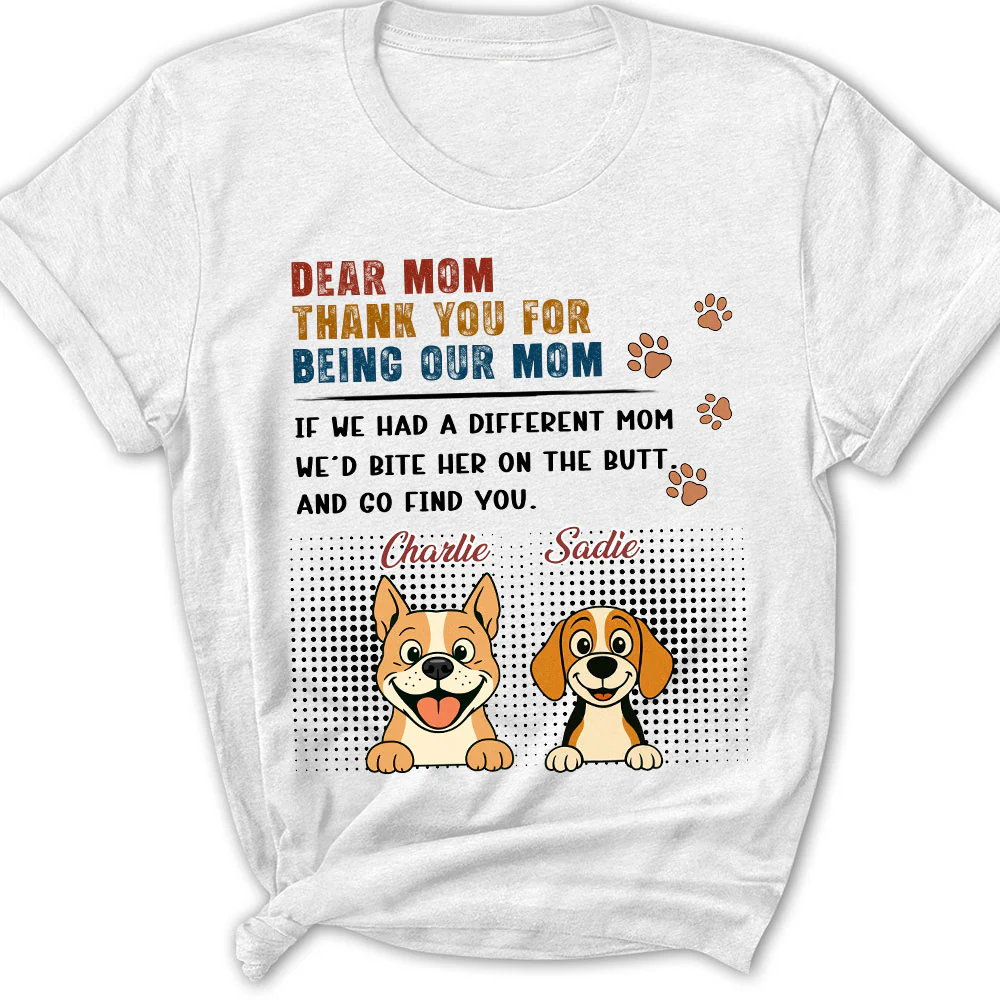 Spoiled Dog Mom Life - Personalized Custom Women's T-shirt