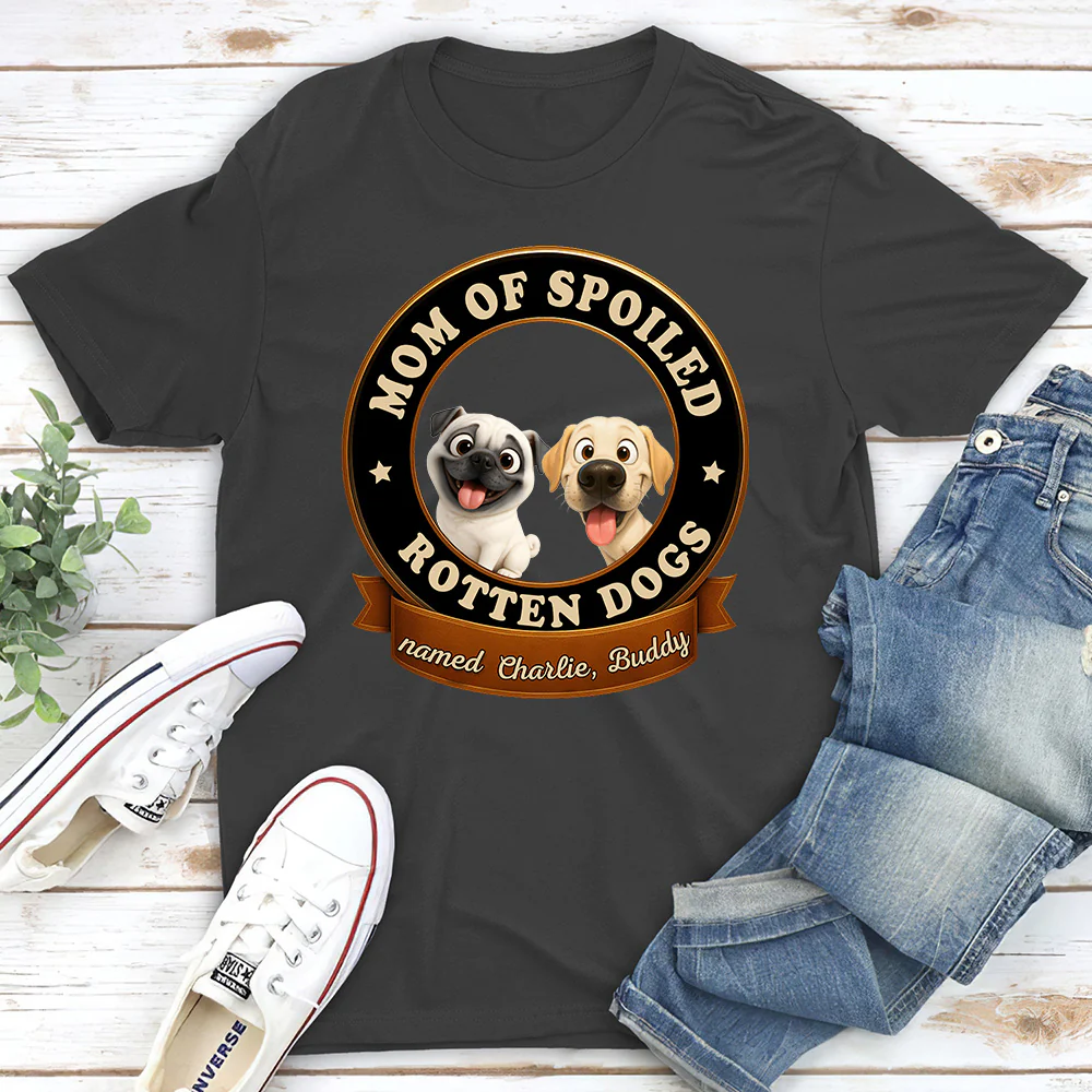 Spoiled Dog - Personalized Custom Unisex T-Shirt - Image 3