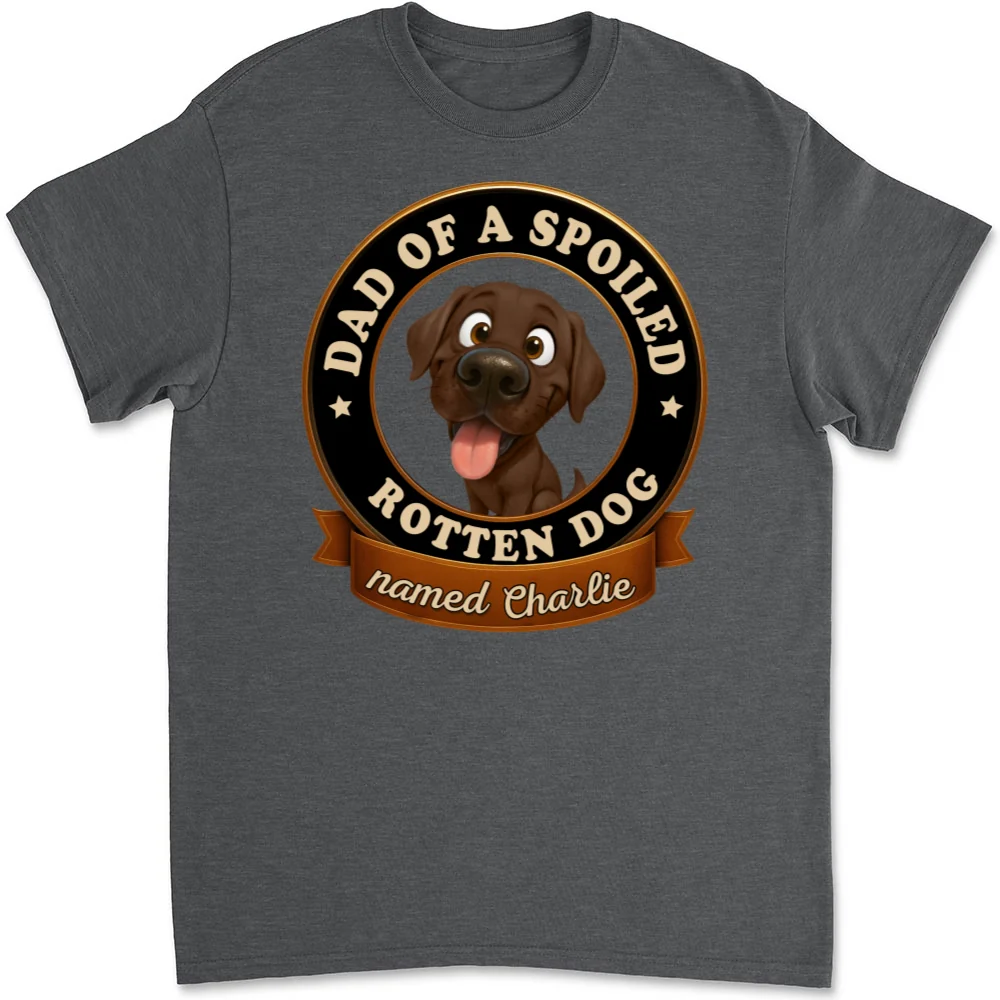 Spoiled Dog - Personalized Custom Unisex T-Shirt - Image 5