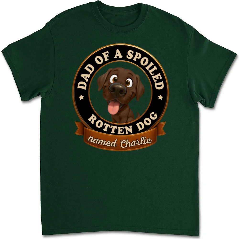 Spoiled Dog - Personalized Custom Unisex T-Shirt - Image 6