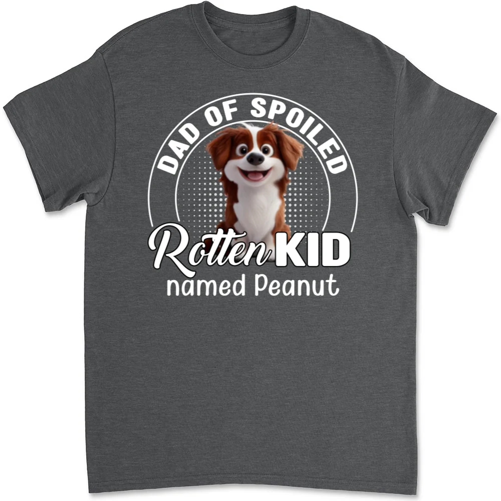 Spoiled Rotten Pet Chibi Cartoon - Personalized Custom Unisex T-shirt - Image 10