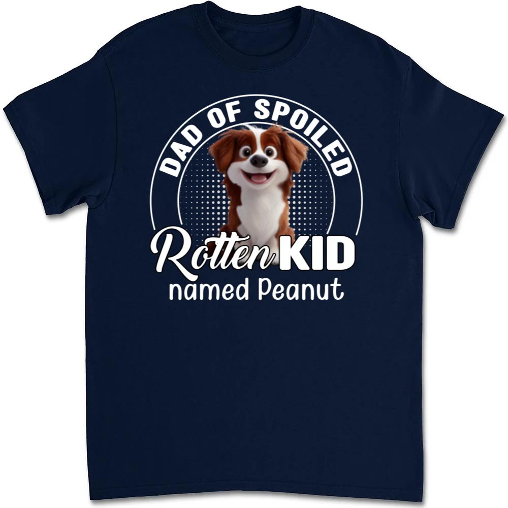 Spoiled Rotten Pet Chibi Cartoon - Personalized Custom Unisex T-shirt - Image 7